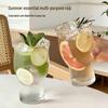 Jiwu Forest Glas-Blasen-Wasserbecher mit großem Fassungsvermögen (2er Set)
