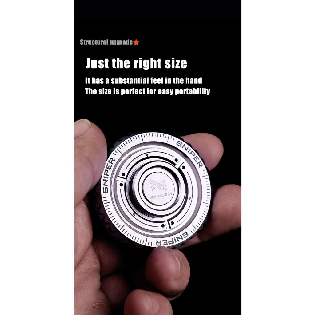 Fidget Spinner Mechanische Münze Fingerspitze Edelstahl EDC Anti-Stress Fidget Slider Spinner Büro Spielzeug für Erwachsene Geschenke