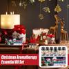 Candle Scents 6 Pieces Christmas Winter Fragrance Oils Set Long-Lasting Air Freshener for Purifier Meditation Yoga Spa Bedroom
