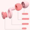 1 Pair Silicone Noise Reduction Earplugs Washable Waterproof Soft Reusable Hearing Protection Concerts Work Study Sleeping Silent Earplugs