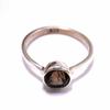Smoky Topaz 925 Sterling Silver  Ring,  Round Gemstone Handamde Women Statement Ring Jewelry