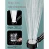 Four-Speed LED Display Temperature Control Shower Head with One-Key Stop Function