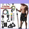 Versatile 11pcs/set Resistance Bands Exercise Rubber Tubes For Home Gym Training