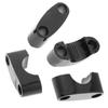 HandleBar Handle Black Fat Bar Riser Motorcycle HandleBar Clamp Risers Adapter Riser Mount Clamp