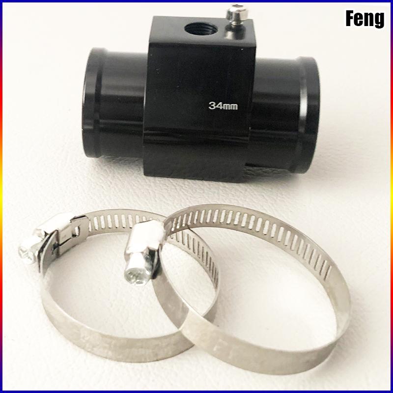 Car Modification Water Temperature Sensor Head Joint Sensor Radiator Adapter 1/8NPT Digital Water Temperature Gauge Voltmeter