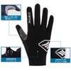 Santic Cycling Smartphone 4 Black XL Gloves, Moisture-Wicking, Compatible, Shock-Absorbing Pads, Abrasion-Resistant, Breathable, Colors, Unisex,