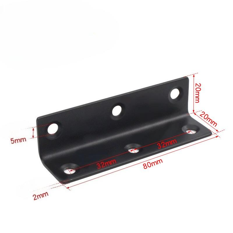6Pcs Heavy Duty Stainless Steel Furniture Fixer L Shape Corner Brace Right Angle Bracket for Tabletop Desktop Shelving