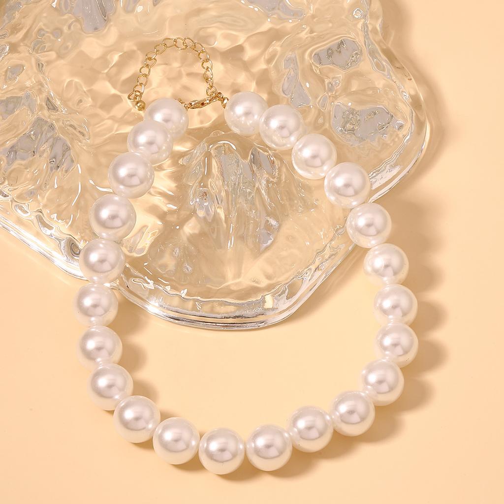 Popular pearl niche design sense elegant temperament light luxury versatile trend pearl necklace collarbone chain
