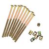 10 Set,Crib Screws Hardware Replacement Kit,  M6 X 100mm Bed Frame Bolts and Nuts Kit Hex Drive Socket Cap Screws