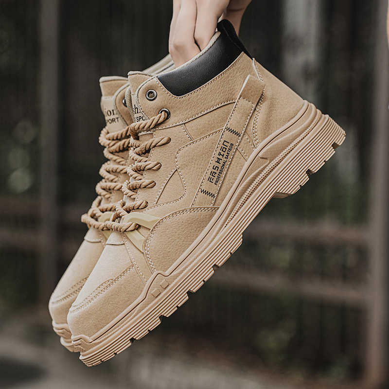 Fashion Autumn Appearance Increases Fashion Men Sneakers Vulcanize Flat Boot Men Designers Shoes Sport New Arrival Top Comfort