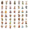50 Cartoon Fairy Tales Graffiti Stickers Decorate Guitar Notebook Suitcase DIY Waterproof Stickers