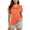 TACVASEN Summer Quick Dry V-Neck T-shirts Womens Short Sleeve Workout T-shirts Athletic Pullover Tops Lightweight Casual Sport T