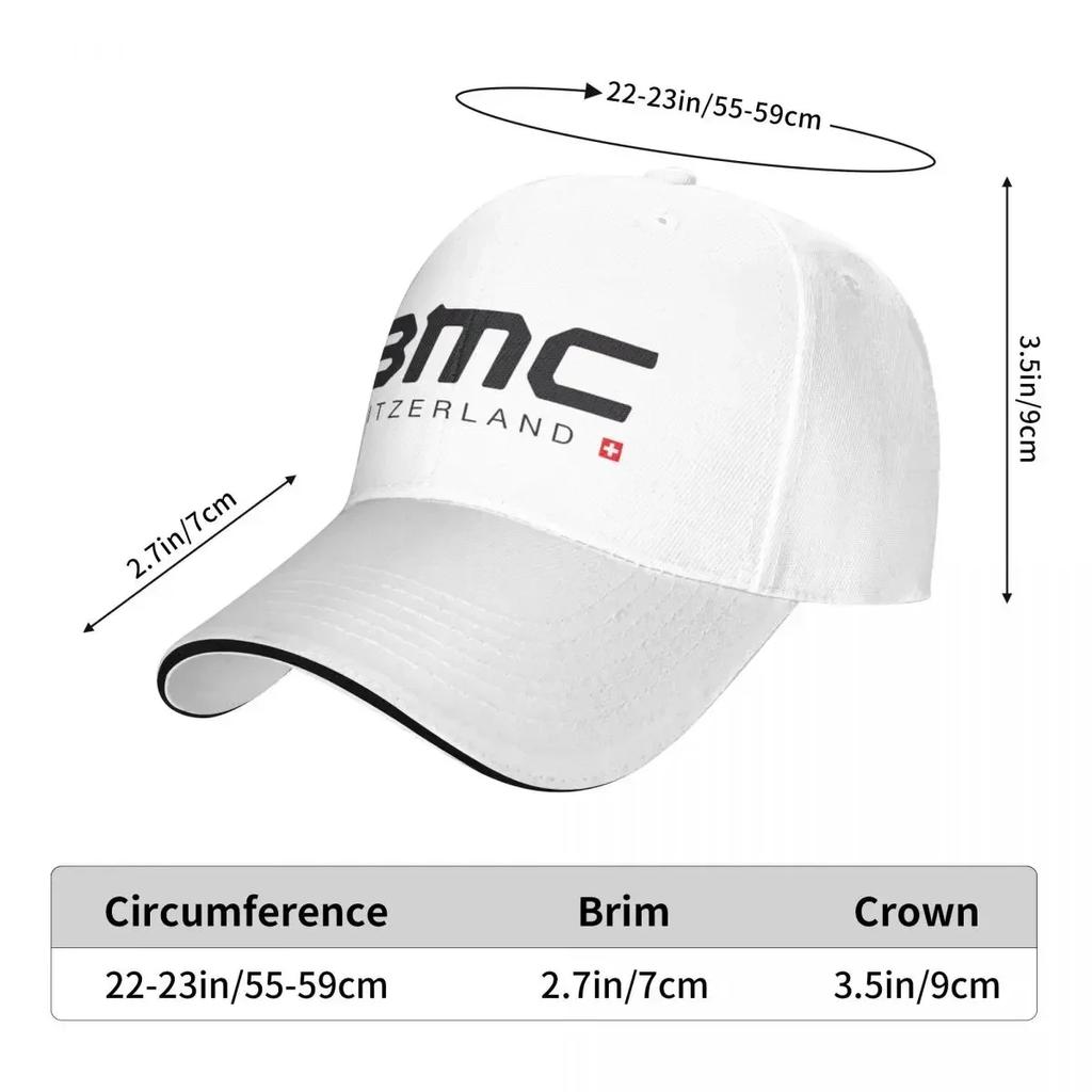 Casual Baseball Cap Summer Trucker Hat BMCS Bikes Logo Racing Adjustable Kpop Rock Hip Hop Hats Unisex Men Y2k Cute Baseball Cap