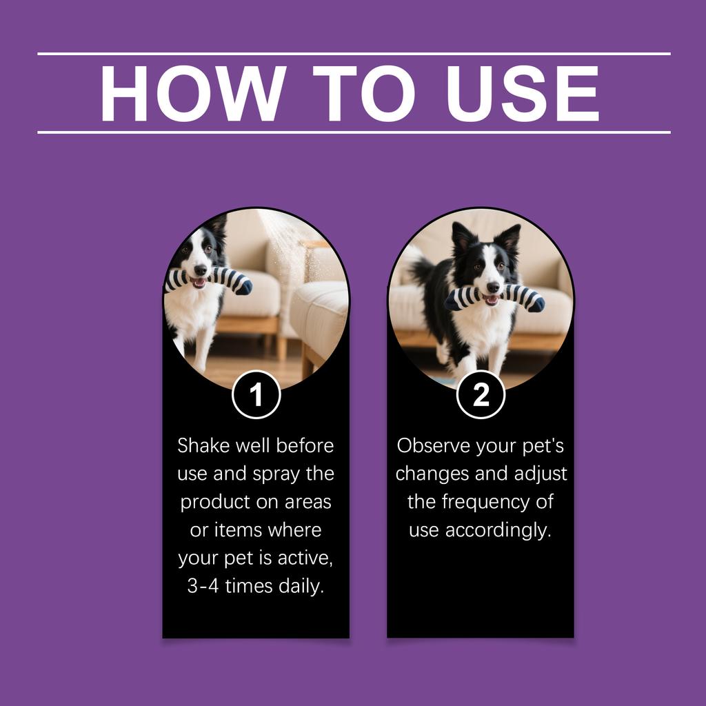 Dog Spray Stress Spray Dog Relaxation Spray Is Suitable For Uniform Outdoor Spraying And Has A Wide Range Of Applications,100ml