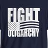 Fight Oligarchy USA Flag Shirt, Political Rally, Protest Shirts, Against Corporate Greed, Anti Oligarchs, Pro Democracy, No To Oligarchs