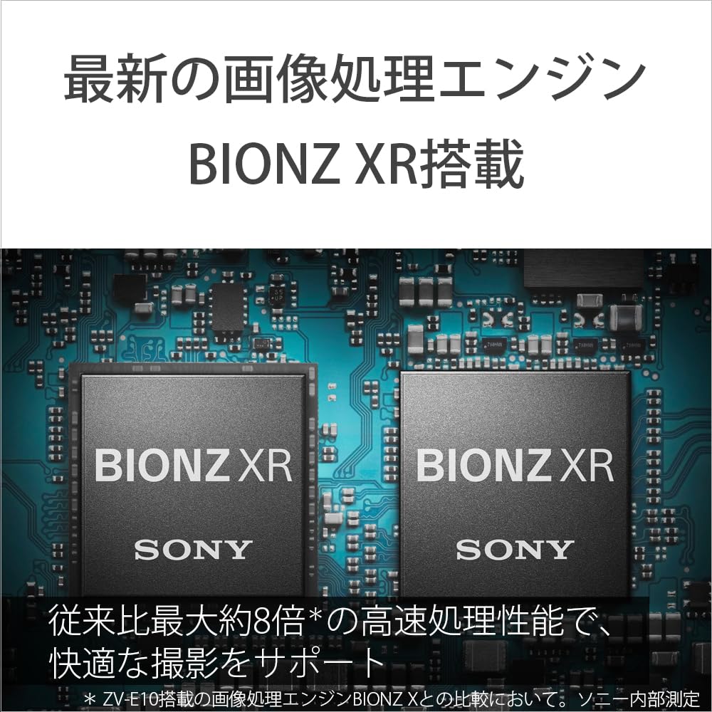 Sony Mirrorless Camera with Interchangeable Power Zoom Lens Kit SELP16502 and BQ ZV-E10M2 APS-C Lens, (Includes Lens), Windscreen, Black, ZV-E10M2K