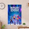 Hunter Girls K-Pop Demon Hunters Hanging Scroll (60x90 CM) Wall Art