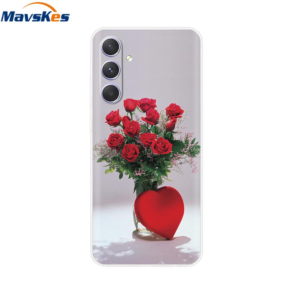 Hülle Für Samsung A15 Weiche Rückabdeckung Schutzhülle aus Silikon Bumper Shell Funda Para Für Samsung Galaxy A15 4G 5G Capa Handyhüllen