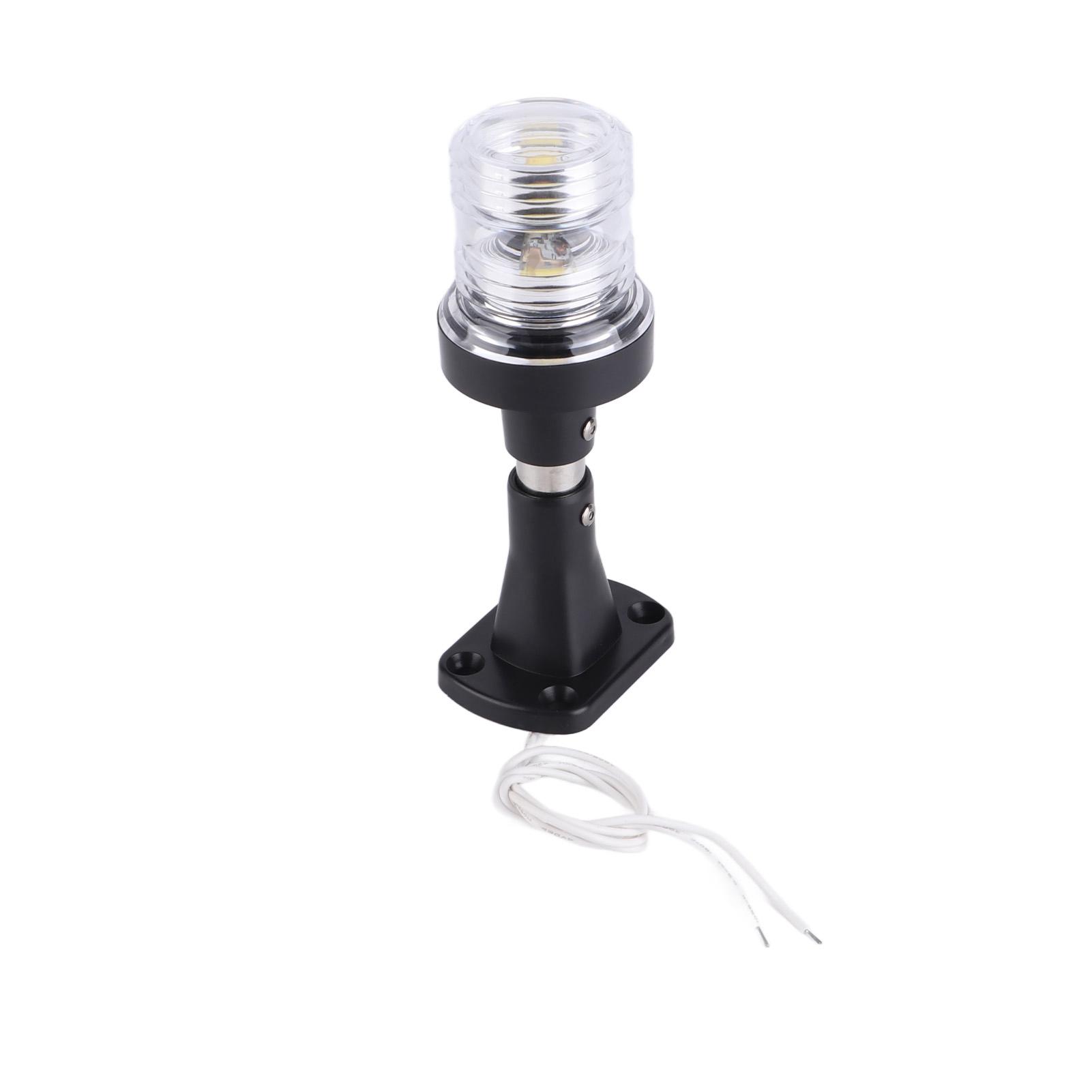 

6in Height Boat Navigation Light 3W 3NM Visibility DC12V 24V 5000K 360 degrees Lighting All Around Lamp for Yacht