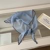 Women's White Head Scarf Korean Polka Dot Scarf Kawaii Triangle Scarf French Small Fresh Scarf Silk Scarf For Hair Sweet Style