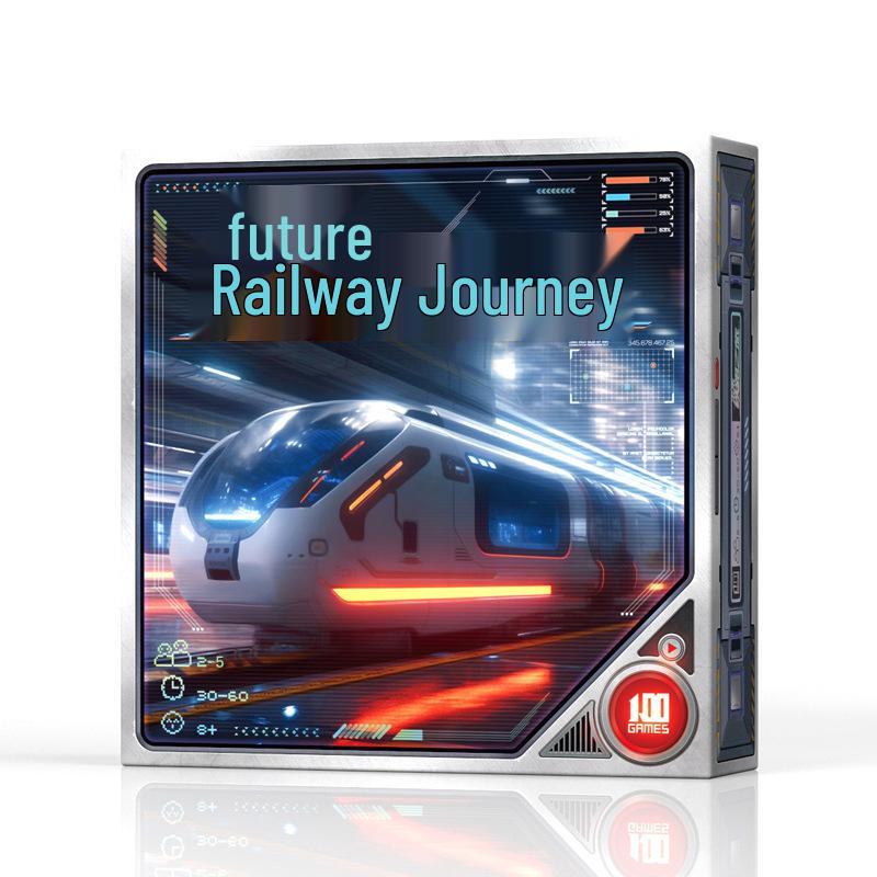 Настольная игра  Железнодорожное приключение будущего : Европейское железнодорожное путешествие для 2-5 игроков Future Railway Journey
