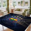 Fenerbahçe FC Design Crystal Velvet Rug Soft Decorative Mat for Bedroom Entrance