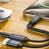 Rozdzielacz USB C Typu C Podwójna Wtyczka 100W Adapter Szybkiego Ładowania Kabel Rozdzielający Typ C Męski do Podwójnego Żeńskiego Kabla dla Telefonu