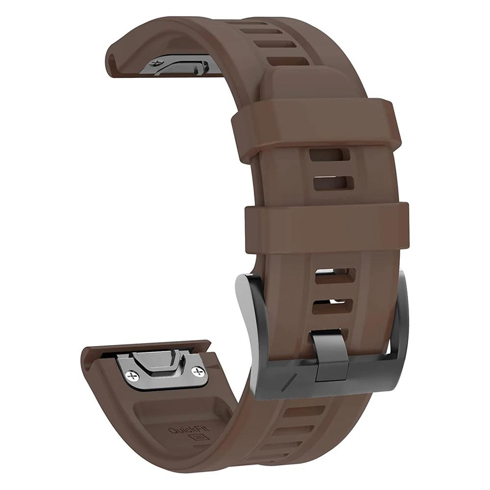 26MM 22MM Silicone Watch Band Straps For Garmin Fenix 6X 6 6S Pro 7X 7 Easyfit Wristband Fenix 5 5X 5S Plus Smartwatch Bracelet