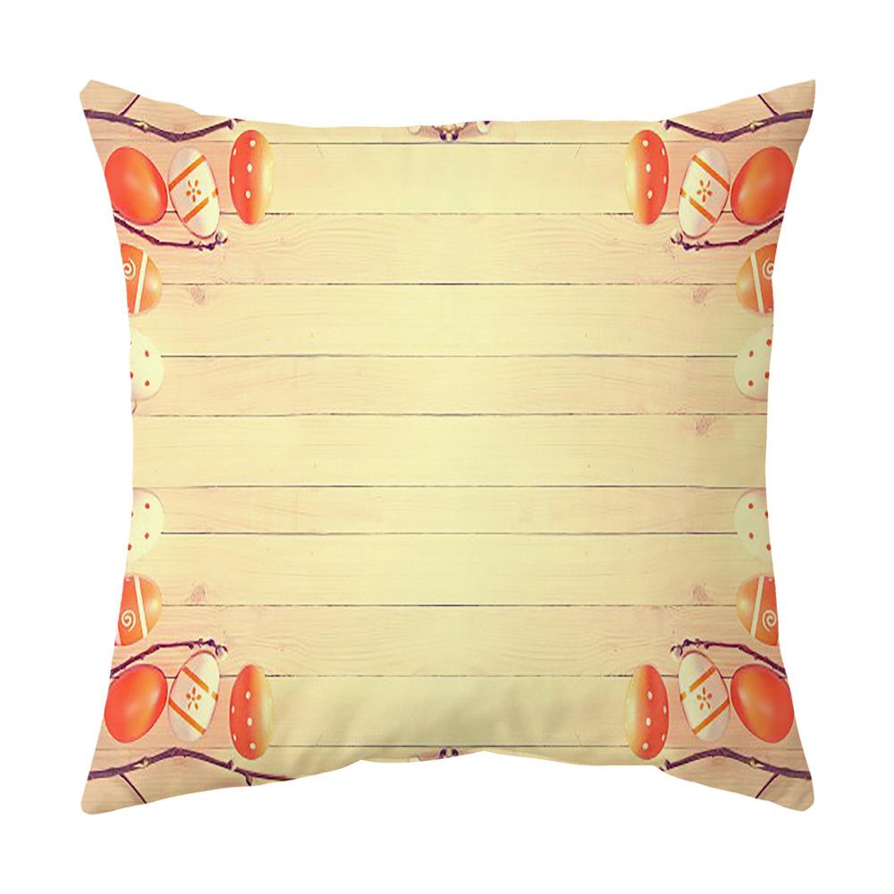 Easter Pillow Cover, Living Room Sofa Cover, Car Cushion Cover, Bay Window Cushion, Office Waist Protector