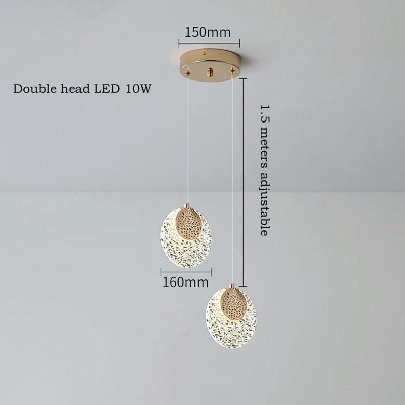 

Светодиодная хрустальная люстра Nordic Gold для внутреннего освещения, украшения гостиной, обеденного стола, бара, спальни, прикроватной тумбочки Natural light 4000K