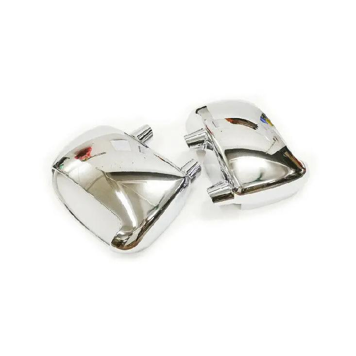 Chrome Side Mirror Cover W/ Turn Signal Cutout For 1999-2007 Ford Super Duty F250/350/450/550 (FOR MIRROR WITH TURN SIGNAL ONLY)