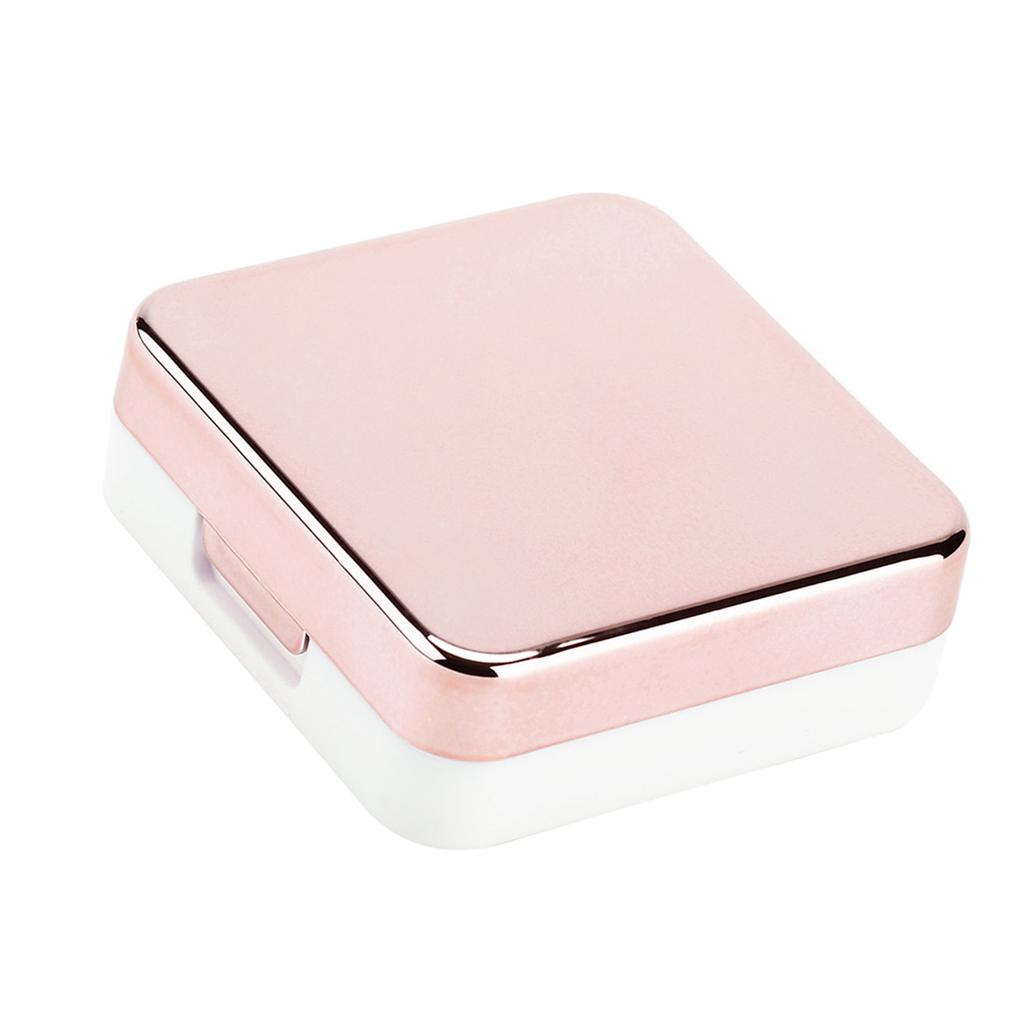 Reflective Cover Contact Lens Case Set Cute Lovely Travel Kit Box