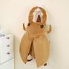 Artificial Animal Insect Insect Plush Backpack Zipper Design Soft Toy Cicada Plush Doll Backpack Shoulder Bag Brown/Green