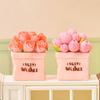 Miniature Potted Flower Mini Resin Artificial Bonsai Dollhouse Accessory Tiny Fairy Garden Ornaments for DIY Crafts