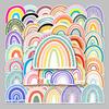 50PCS Waterproof Rainbow Bridge Luggage & Laptop Stickers for Scooter, Tablet, Water Bottle Decoration