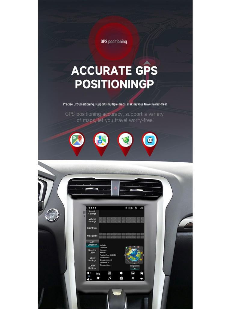 Android Navigation System for 13-17 Hyundai Santa Fe (Vertical Screen) WiFi