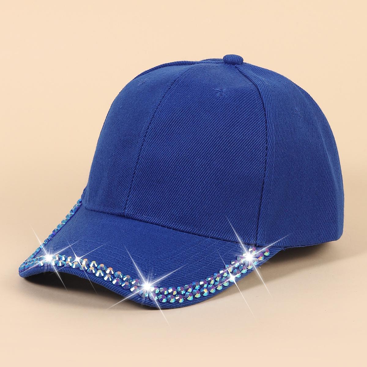 

Шляпа женская шляпа с утиным язычком, летняя модная универсальная шляпа-солнцезащита, корейская версия, Diamond Sea Star, весенняя повседневная модная бейсболка average size темно-синий