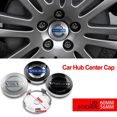 4pcs 56/60mm Car Wheel Center Hub Caps Cover Auto Emblem Car Accessories For S40 XC40 S60 S90 XC40 XC60 XC90 V40 V60 V50 CUH1