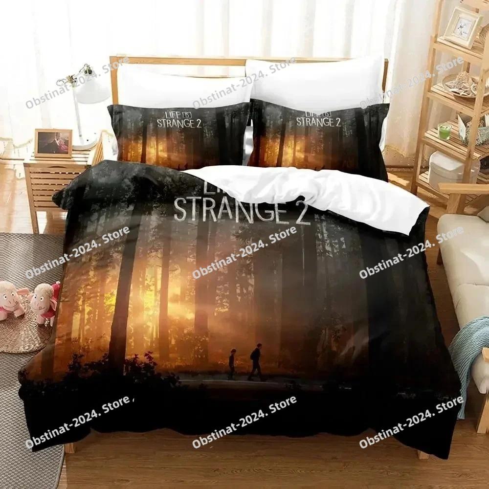 Game Life is Strange Before the Storm Bedding Set Printed Duvet Cover Sheet Pillowcase Bed Soft Quilt Cover Full Queen King Size