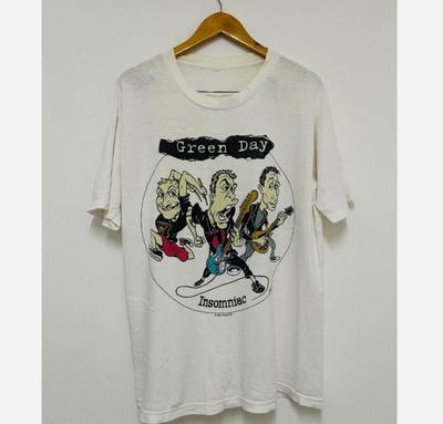 Maglietta Punk Rock Vintage anni '90 Green Day Insomniac 1995