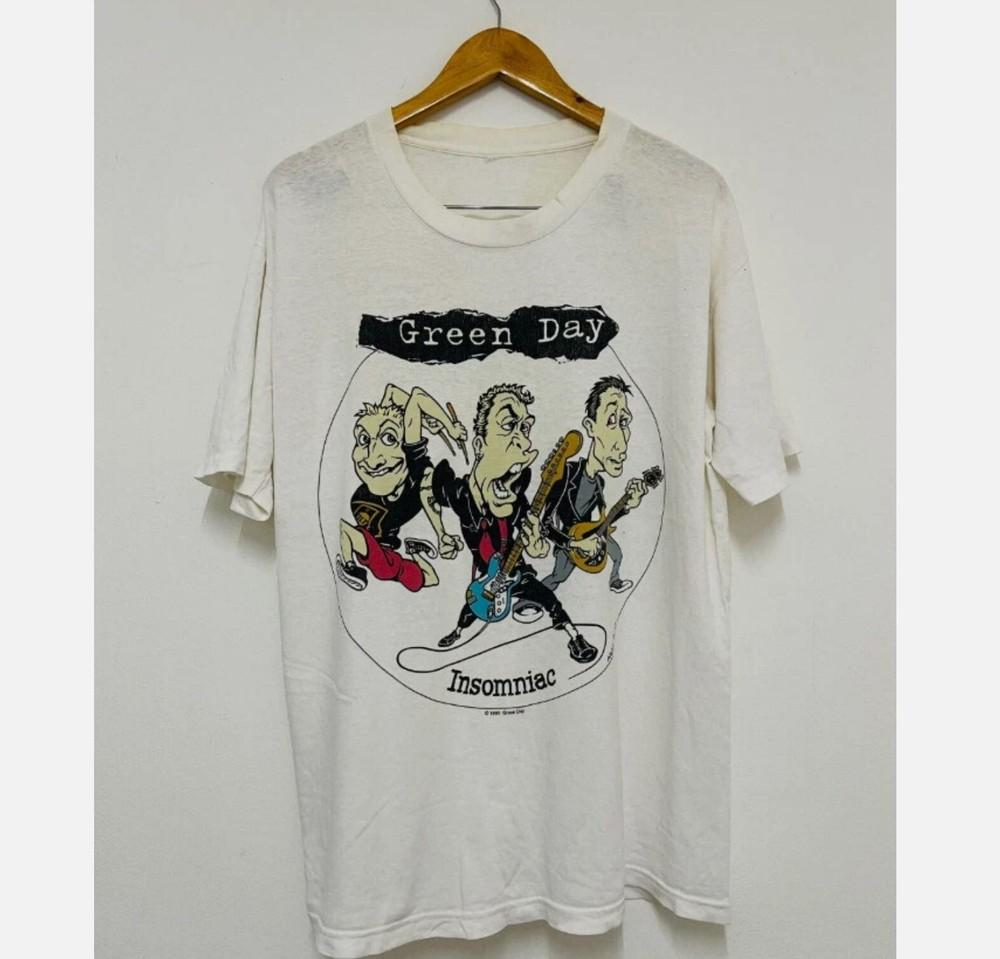 Vintage 90_s Green Day Insomniac 1995 Punk Rock T-shirt