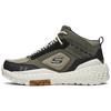 Scarpe da ginnastica da uomo Monster Fabric in pelle sintetica comode basse stile papà Sneaker da uomo Oliva 51943-OLBK