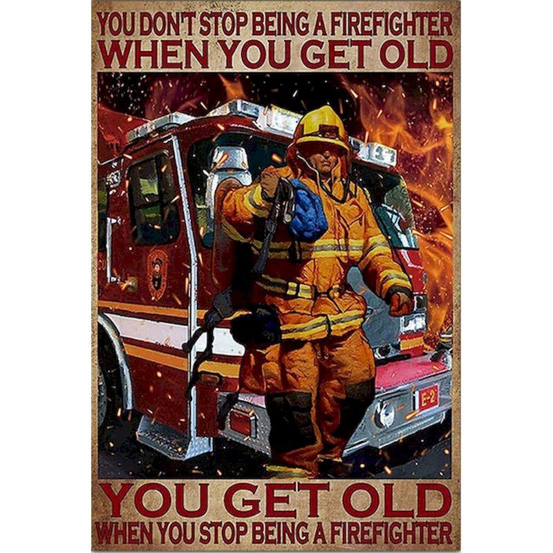 Pictură cu diamante 5D Poster pompier Broderie cu diamant Mozaic Hobby-uri creative Artizanat Decorare acasă