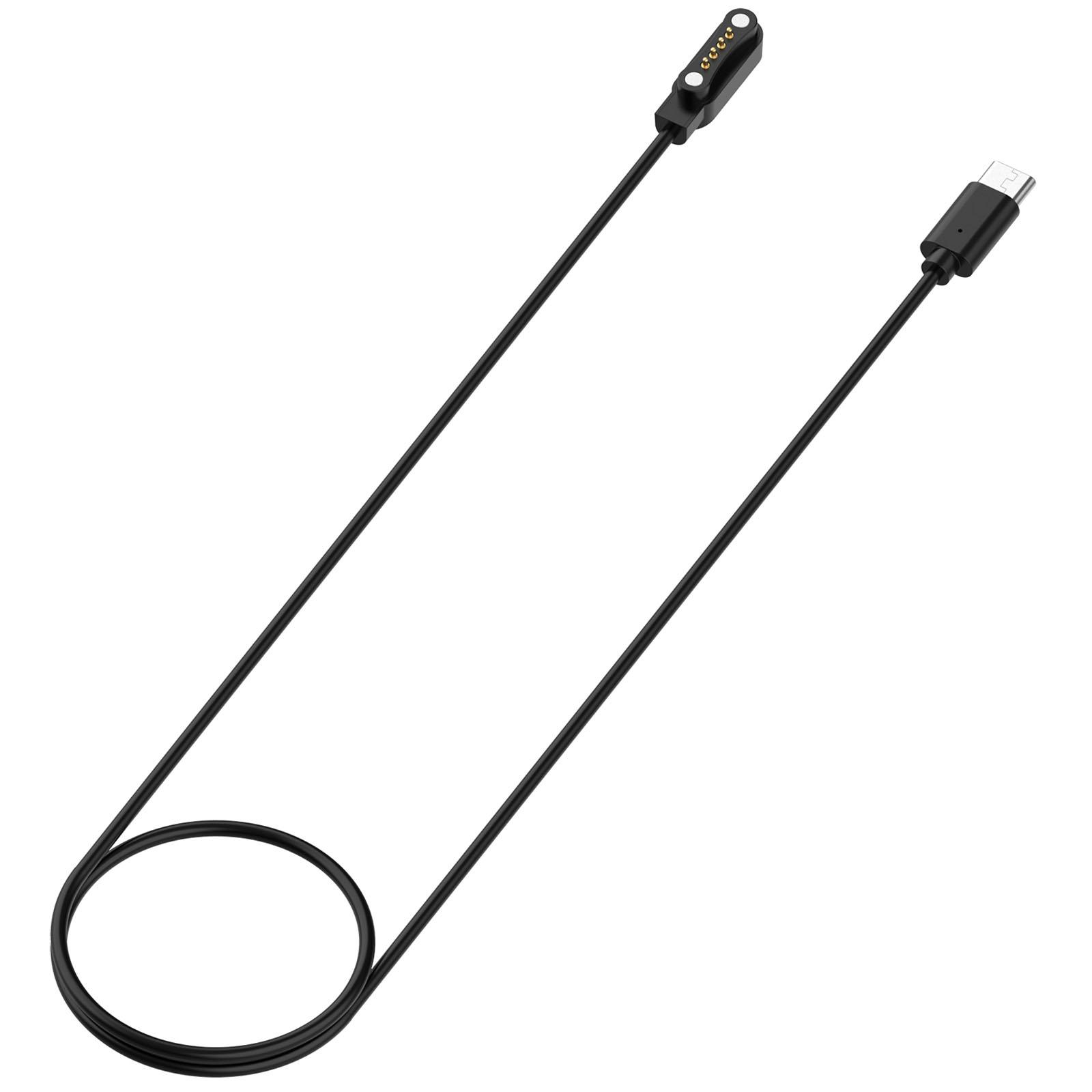 Запасной кабель для зарядки для AI-диктофона PLAUD Note/Pro, Магнитный USB-C кабель питания, Черный, Быстрая зарядка, AI-диктофон чёрный