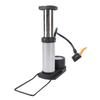 Bike Pump Miniture Bike Foot Pump Tire Inflator for Electric Bike Motorcycle Car Silver