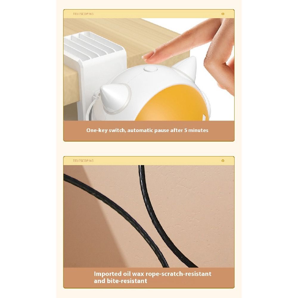 Smart Electric Hang Ball Kitten Toy Creative Kitten Teasing Toy  Indoor Playing