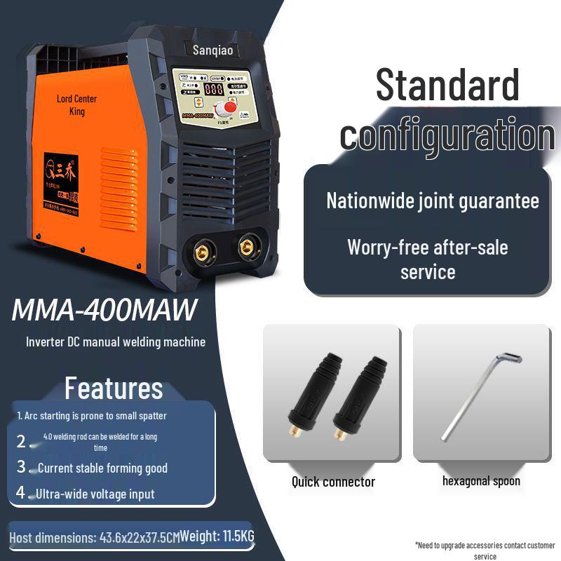 Industrial Grade 315 Sanqiao Dual Voltage All-Copper Manual Welding Inverter 4.0 Long Welding King
