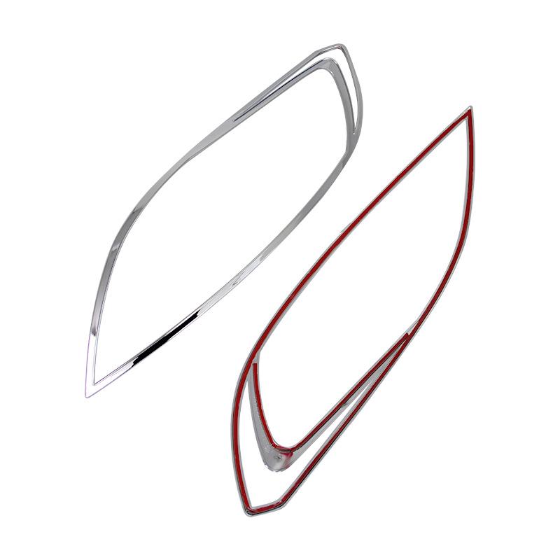 Chrome Headlight Frame for 12-14 GAC Trumpchi GS5 - Electroplated Lampshade Decoration.