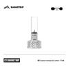 ShineTrip Mountain Fun 587 Windproof Gas Lamp with CNC-Carved Design and Campsite Atmosphere Lighting