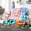 Custom Name Bunny Friends Adventure Party Blanket For Couch Bed Plush Cozy Fuzzy Blanket Super Soft Warm Blankets For Fall And Winter 0916291